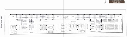  shivalay-28 A, B Basement 1 Cluster Plan