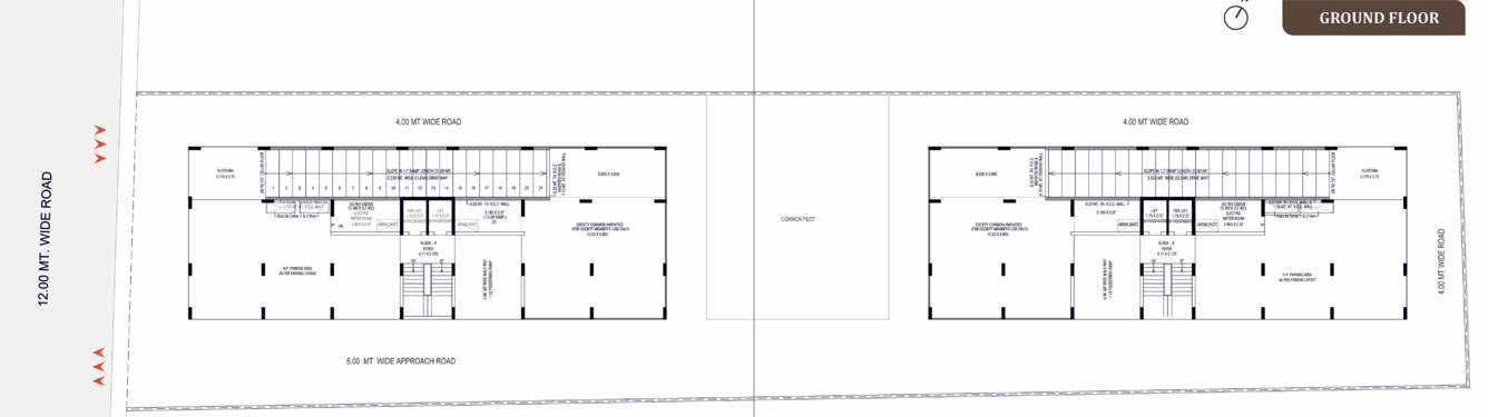  shivalay 28 A, B Ground Cluster Plan