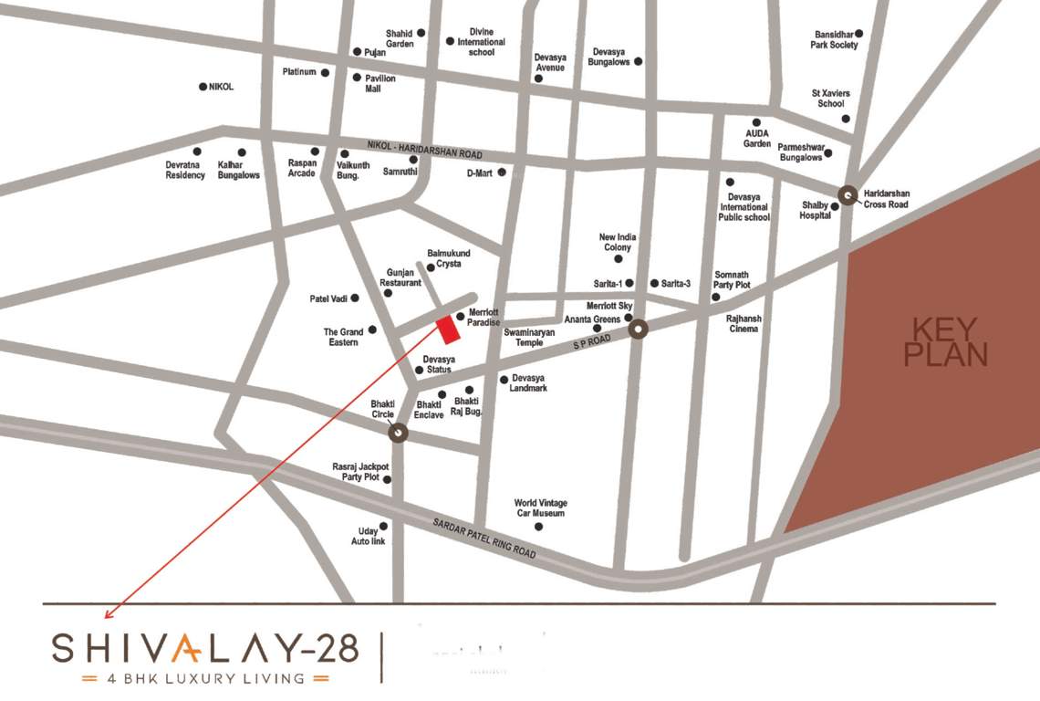  shivalay 28 Location Plan