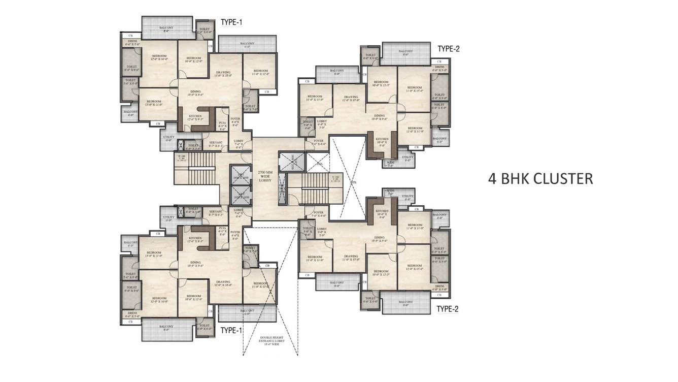  platinum Block A & D Cluster Plan