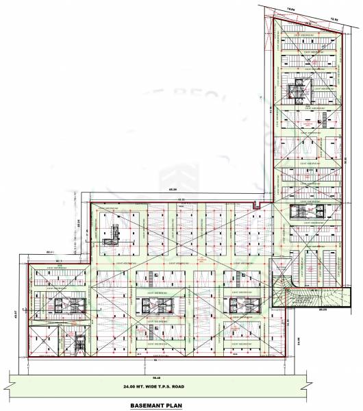  satvam A To R Basement Cluster Plan