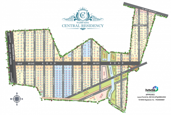  central-residency Layout Plan