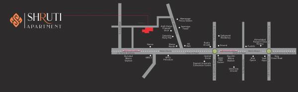  shruti-apartment Location Plan
