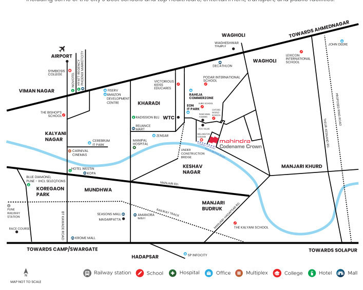 codename crown tower e Location Plan