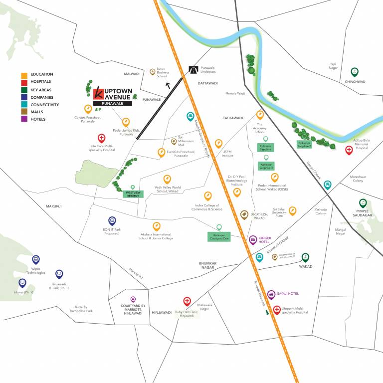 uptown avenue Location Plan