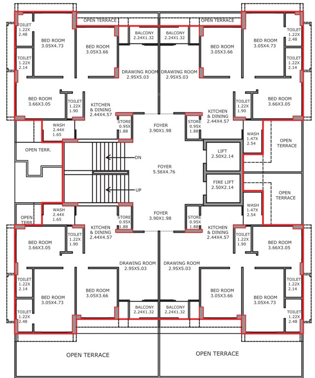  avinya 2 Avinya 2 Cluster Plan For 1st Floor