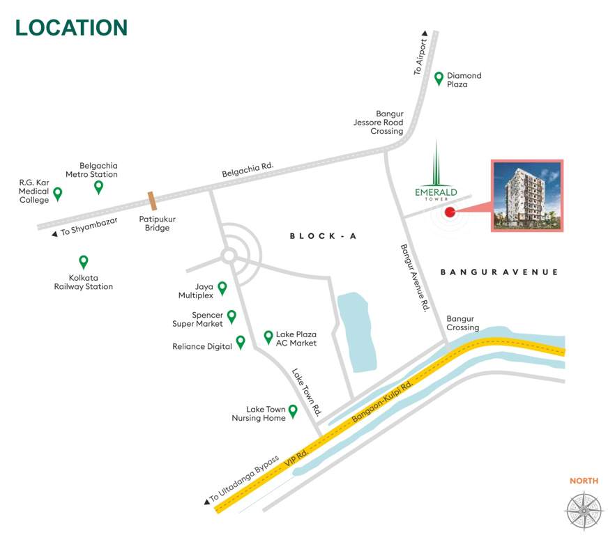  emerald tower Location Plan