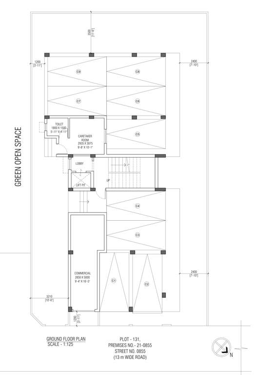  rain drop Rain Drop Ground Cluster Plan