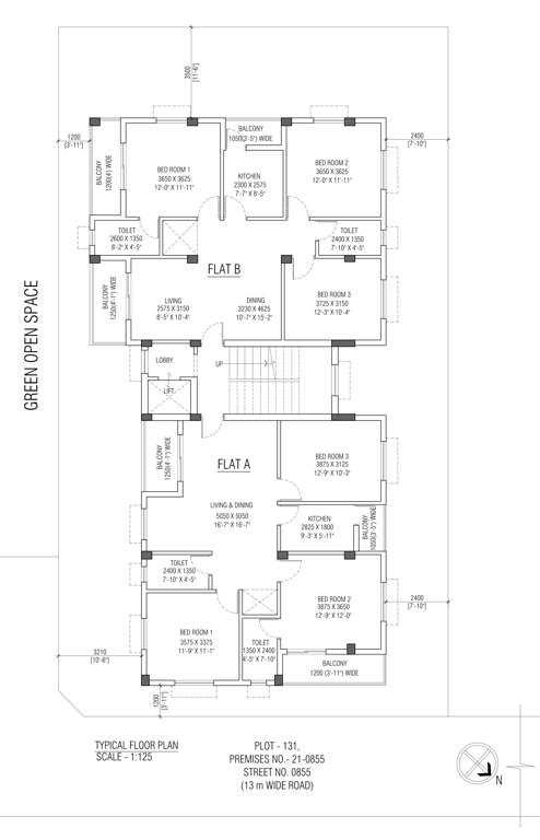  rain drop Rain Drop Typical Cluster Plan