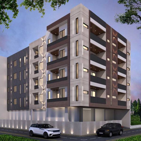 Elevation vision-vaishali-floors Elevation