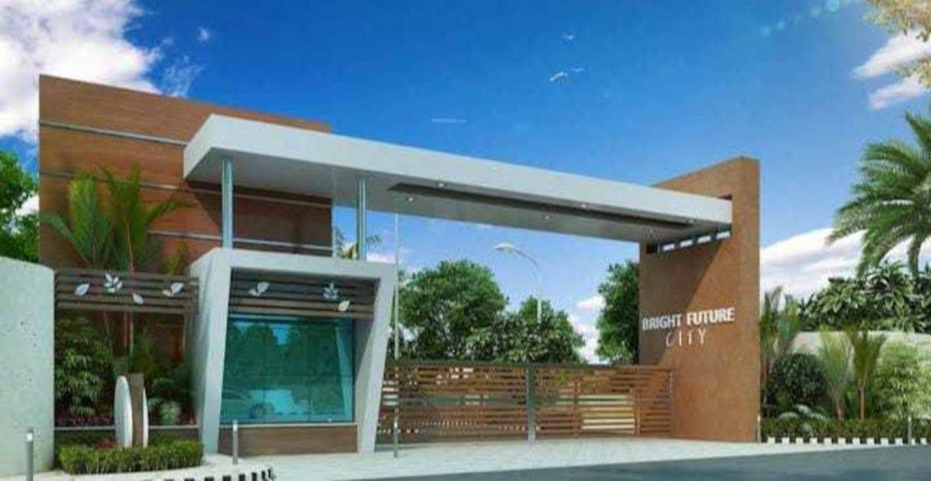 Elevation bright future city Elevation