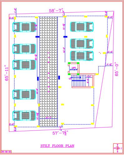  sanjana-flats Sanjana Flats Cluster Plan For Ground Floor