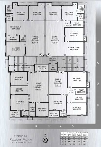  platinum Platinum Cluster Plan from 2nd to 5th Floor
