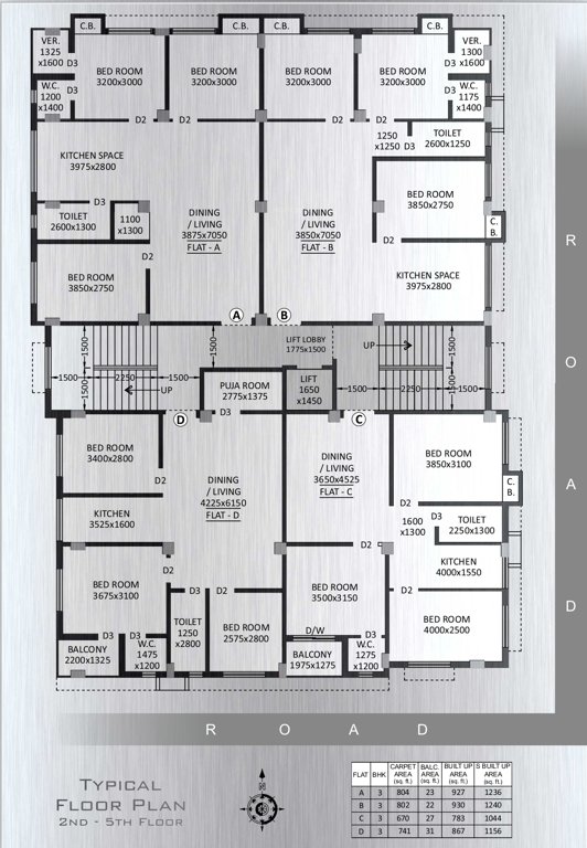  platinum Platinum Cluster Plan from 2nd to 5th Floor