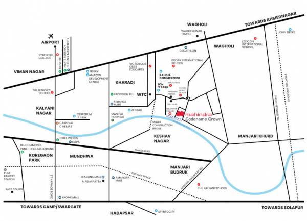  codename-crown-tower-a-and-tower-b Location Plan