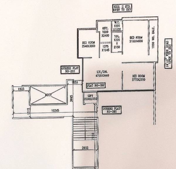  pal-palace Pal Palace Cluster Plan For 2nd Floor