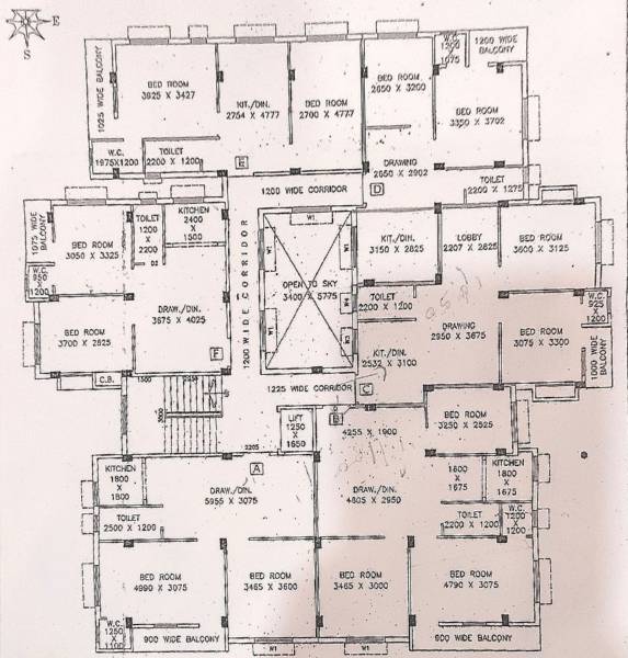  pal-palace Pal Palace Cluster Plan For Typical Floor Plan