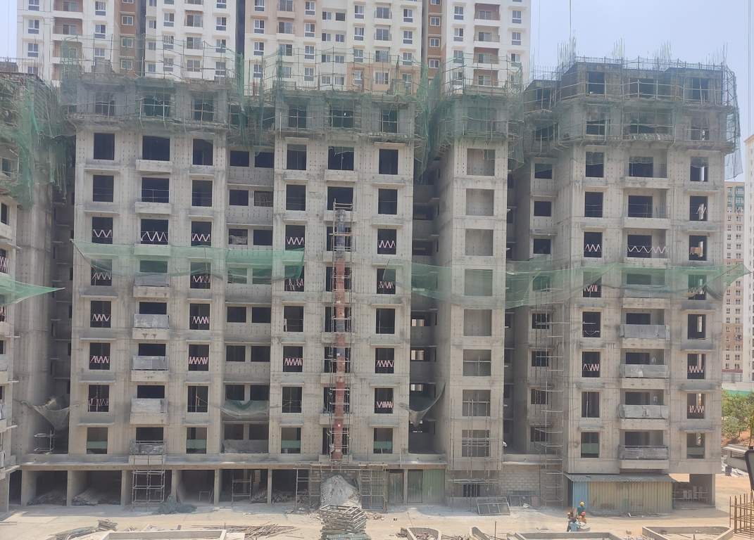  dioro and beryl at brigade el dorado Tower 1 Construction Status Apr 25