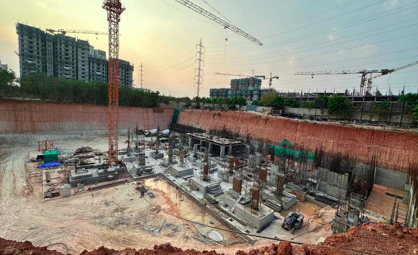  dioro and beryl at brigade el dorado Tower 2 Construction Status March 25