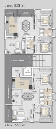  ista-at-6 Ista At 6 Cluster Plan For Typical Floor Plan