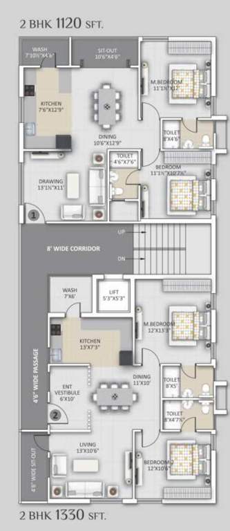  ista at 6 Ista At 6 Cluster Plan For Typical Floor Plan