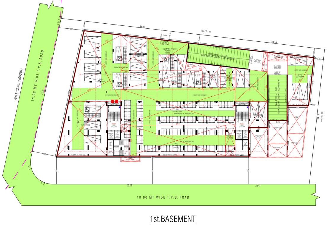  sun skyview A, B Basemenrt 1 Cluster Plan