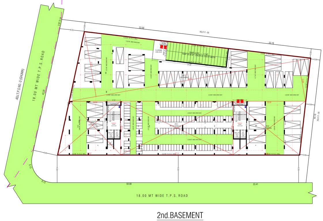  sun skyview A, B Basement 2 Cluster Plan
