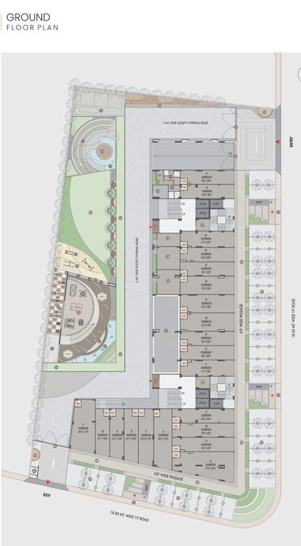  sun skyview A, B Ground Cluster Plan