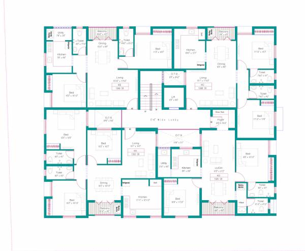  windsor-castle-phase-1 Windsor Castle Phase 1 Cluster Plan for 4th Floor