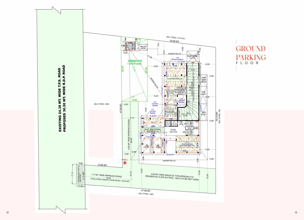  vishwanath heights Vishwanath Heights Cluster Plan for ground Floor