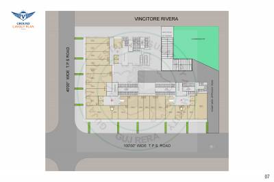  vincitore-rivera Block A To C Cluster Plan for ground Floor