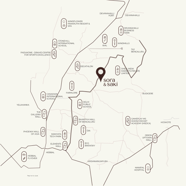  sora & saki Location Plan