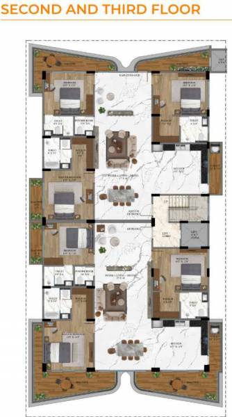  telosa Telosa Cluster Plan For 2nd & 3rd Floor