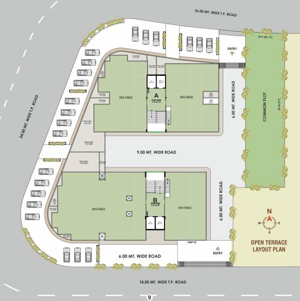  pavitra-icon A, B Terrace Cluster Plan