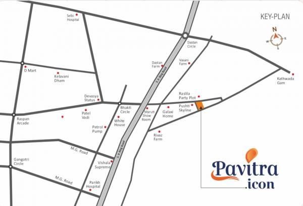  pavitra-icon Location Plan