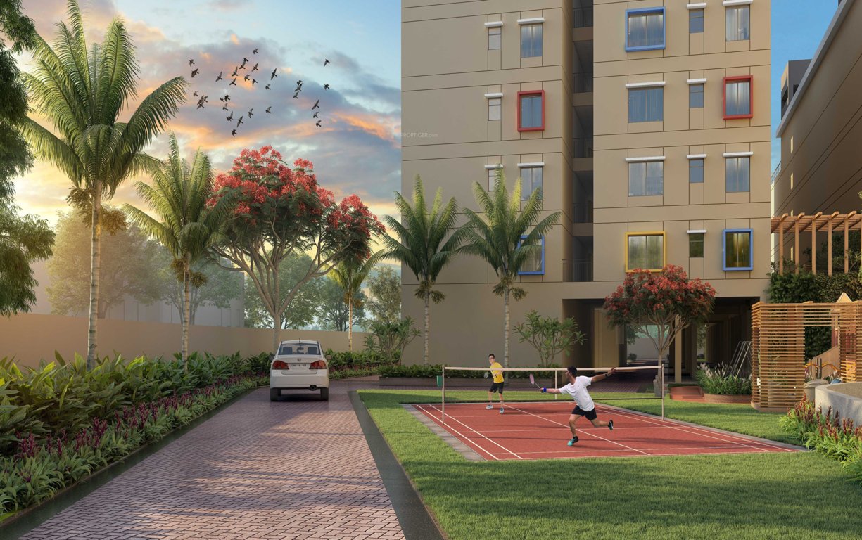  the crest Badminton Court