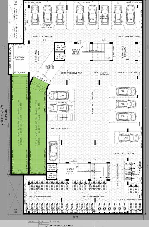  serenity A, B Basement Cluster Plan