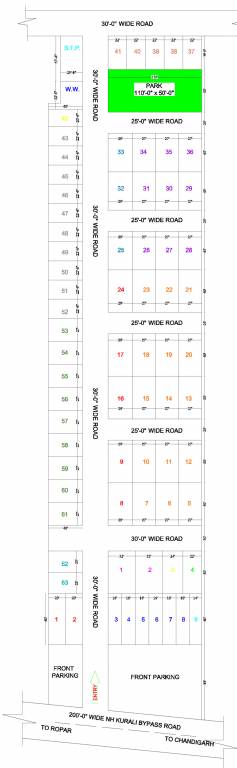  developers Layout Plan