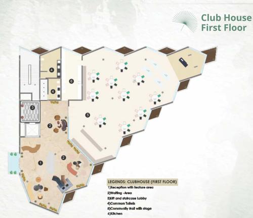  j-park Block  A + B Club House Cluster Plan