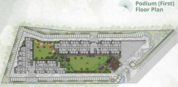  j-park Block  A + B Podium 1st Cluster Plan