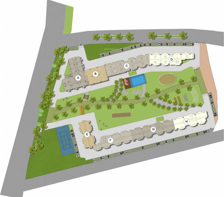  belvedere by ukn airport district phase 2 Layout Plan
