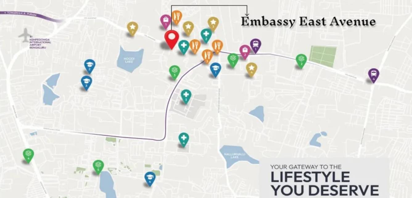  embassy east avenue Location Plan