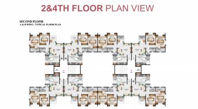  aarkay-presidency Tower 1 Cluster Plan from 2nd to 4th Floor