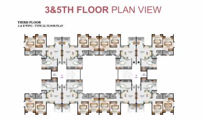  aarkay-presidency Tower 1 Cluster Plan from 3rd to 5th Floor