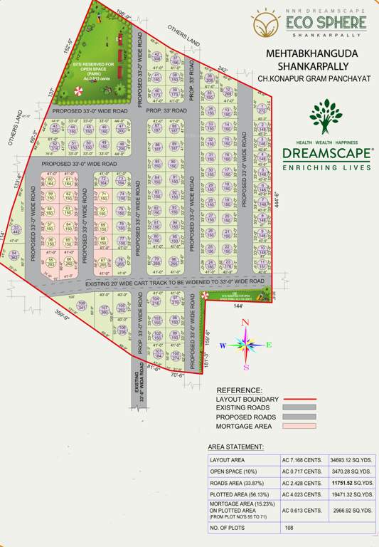  dreamscapes eco sphere Layout Plan