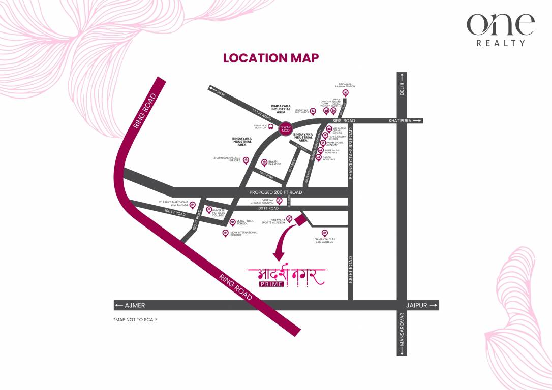  adarsh nagar prime Location Plan