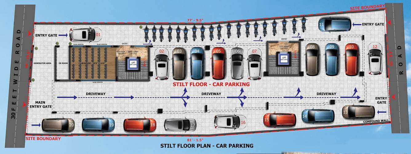  sai nandana Vinayaggas Sai Nandana Ground Cluster Plan