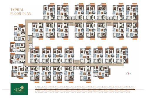  srivari-vididhi Srivari Vididhi Cluster Plan for Typical Floor