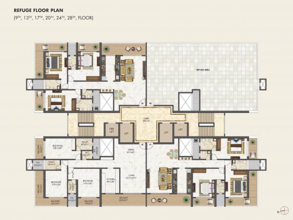  avalon Avalon Cluster Plan for Refugee Floor