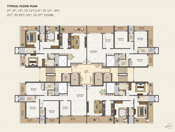  avalon Avalon Cluster Plan for Typical  Floor